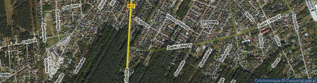 Zdjęcie satelitarne Cywińskiego Stanisława ul.